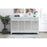 Elegant Decor Reflexion 56" Credenza, White
