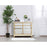 Elegant Decor Reflexion 38" End Tables, Antique Gold