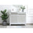 Elegant Decor Reflexion 38" End Tables, White