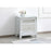 Elegant Decor Reflexion 21" End Tables, White