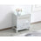 Elegant Decor Reflexion 21" End Tables, White