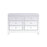 Elegant Decor Reflexion 48" Cabinets, White