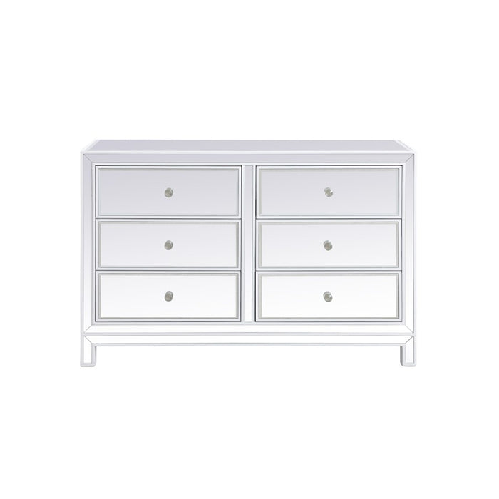 Elegant Decor Reflexion 48" Cabinets, White