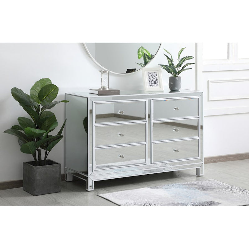 Elegant Decor Reflexion 48" Cabinets, White