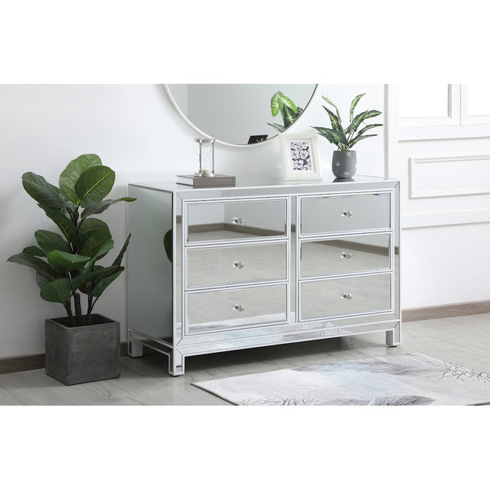 Elegant Decor Reflexion 48" Cabinets, White