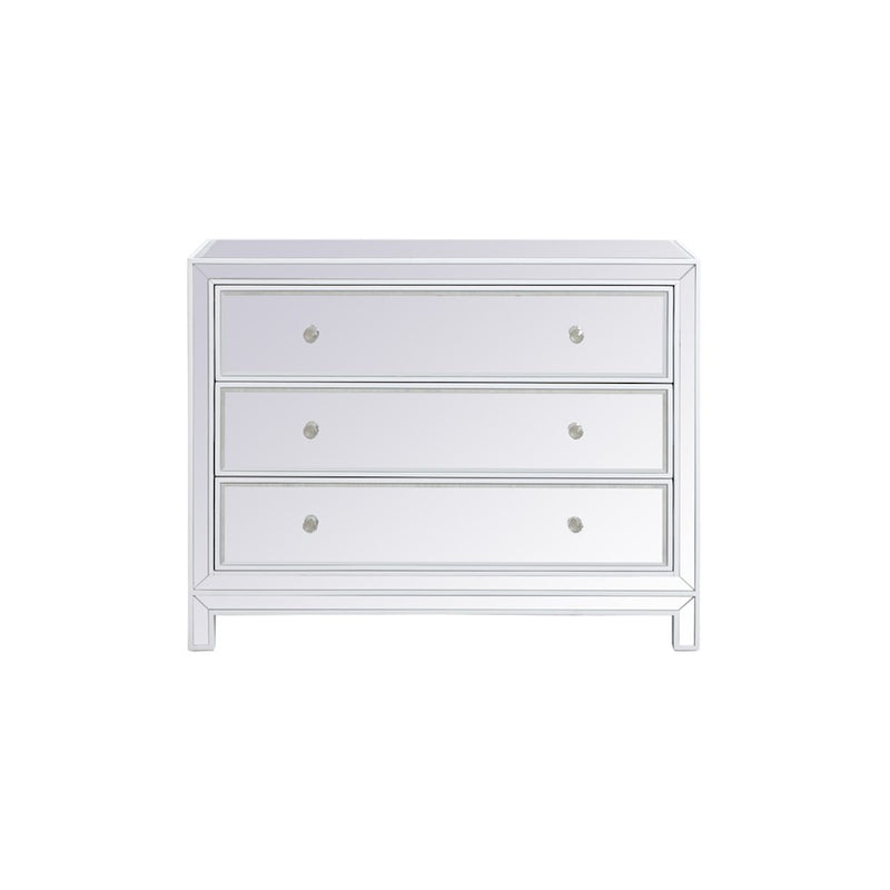 Elegant Decor Reflexion 40" Cabinets, White