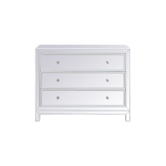 Elegant Decor Reflexion 40" Cabinets, White