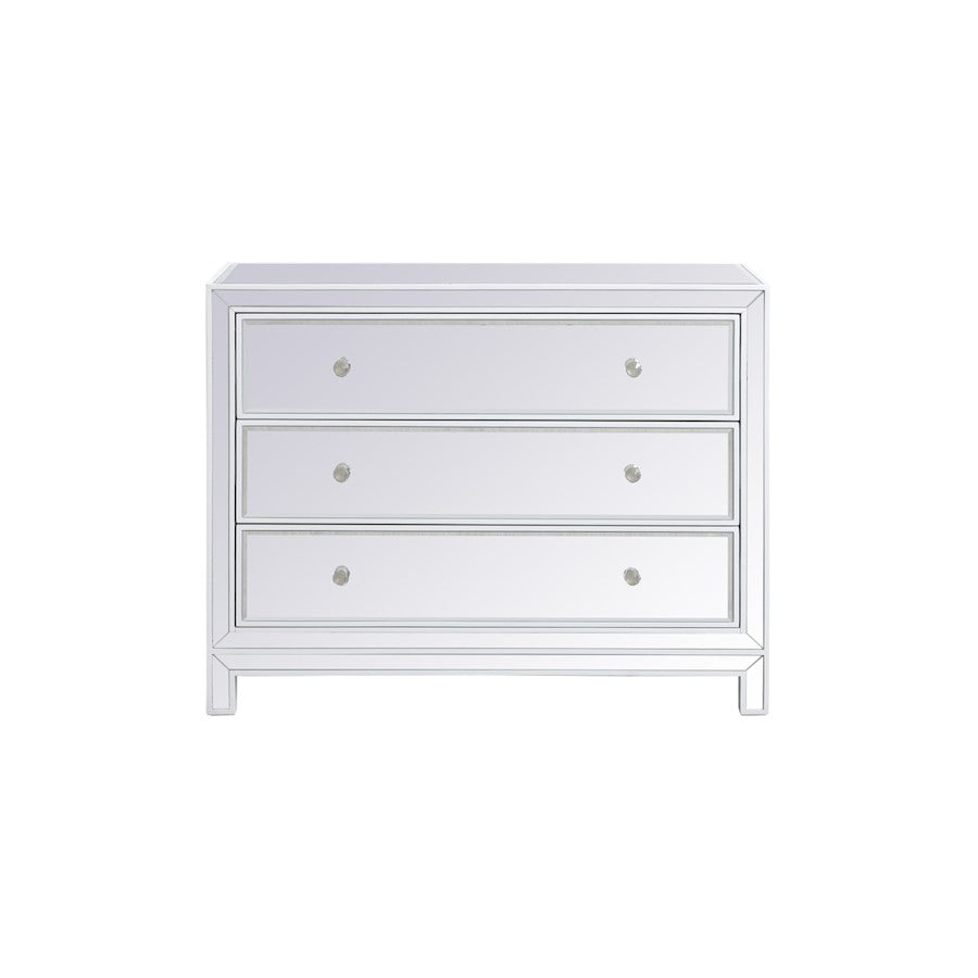 Elegant Decor Reflexion 40" Cabinets, White