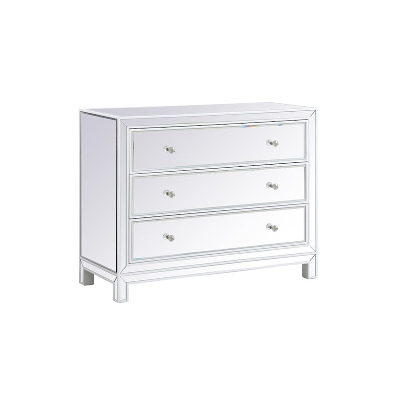 Elegant Decor Reflexion 40" Cabinets, White