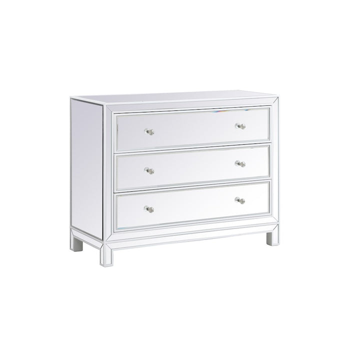 Elegant Decor Reflexion 40" Cabinets, White