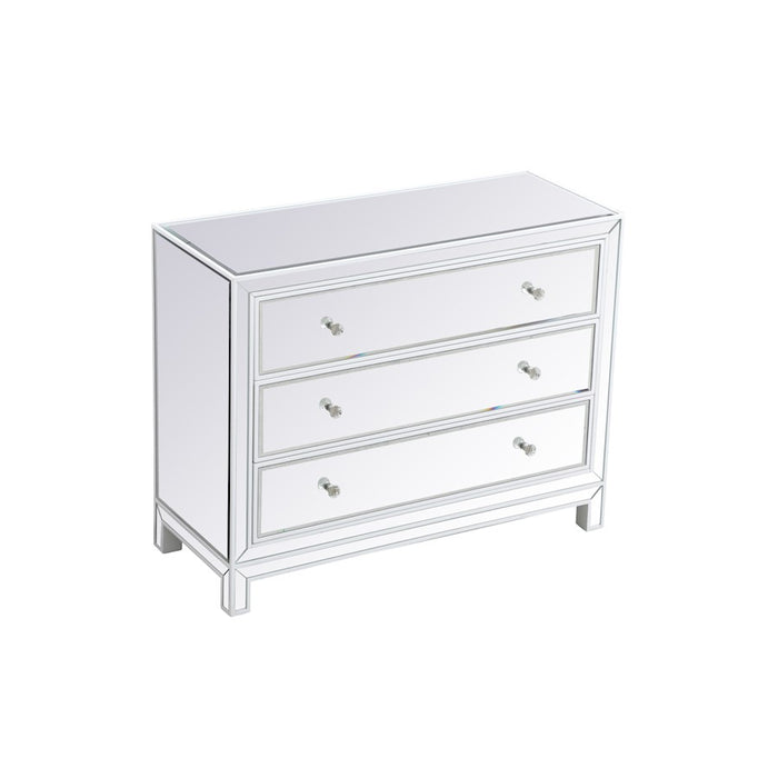 Elegant Decor Reflexion 40" Cabinets, White