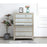 Elegant Decor Reflexion 34" Cabinets, Gold