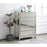Elegant Decor Reflexion 34" Cabinets, Gold
