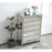 Elegant Decor Reflexion 34" Cabinets, Gold