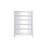 Elegant Decor Reflexion 34" Cabinets, White