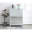 Elegant Decor Reflexion 34" Cabinets, White
