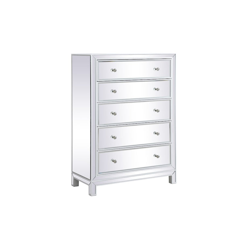Elegant Decor Reflexion 34" Cabinets, White