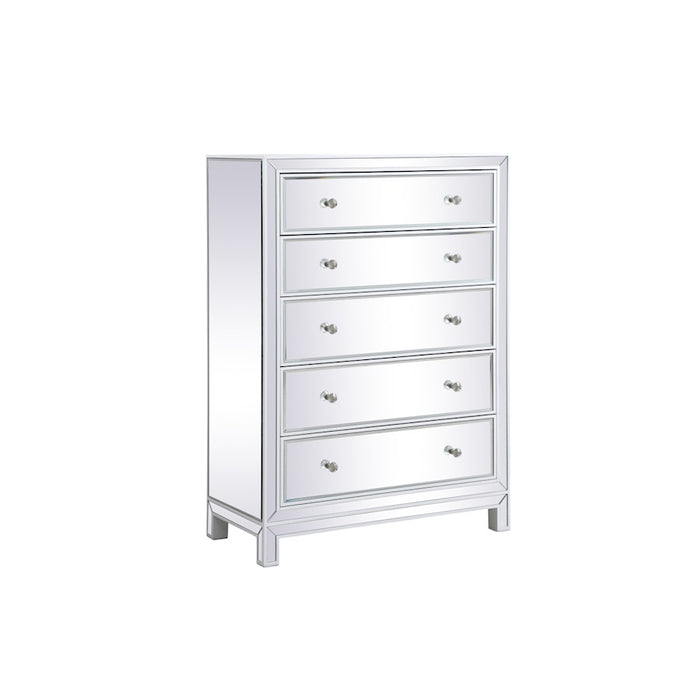 Elegant Decor Reflexion 34" Cabinets, White