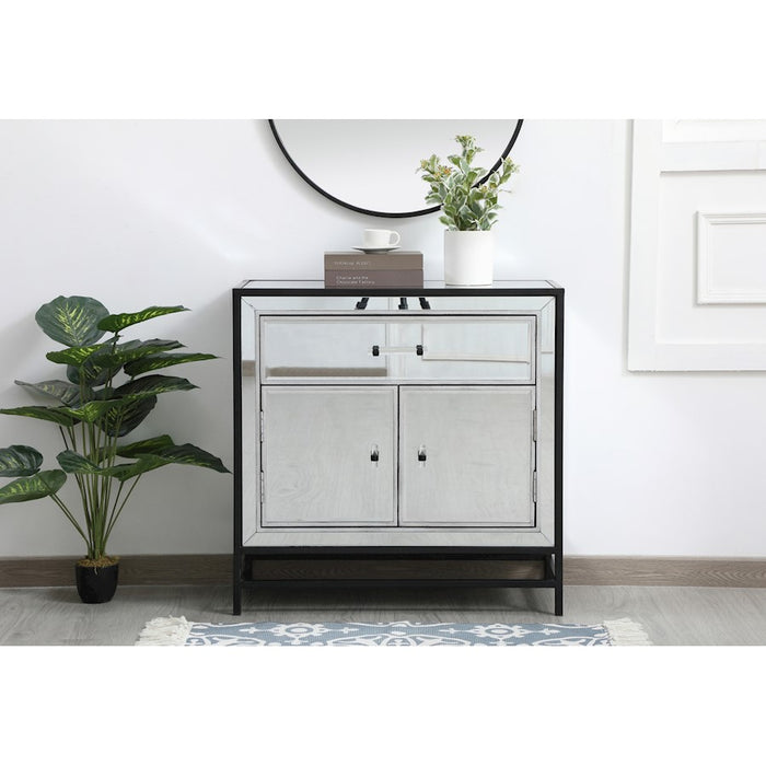 Elegant Decor James 28.5" Cabinets, Black
