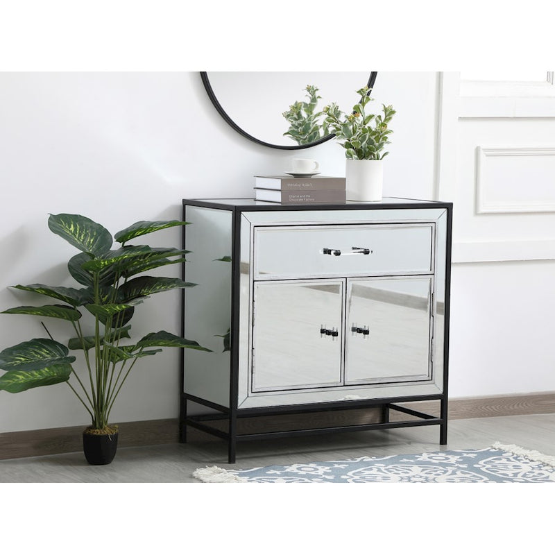 Elegant Decor James 28.5" Cabinets, Black