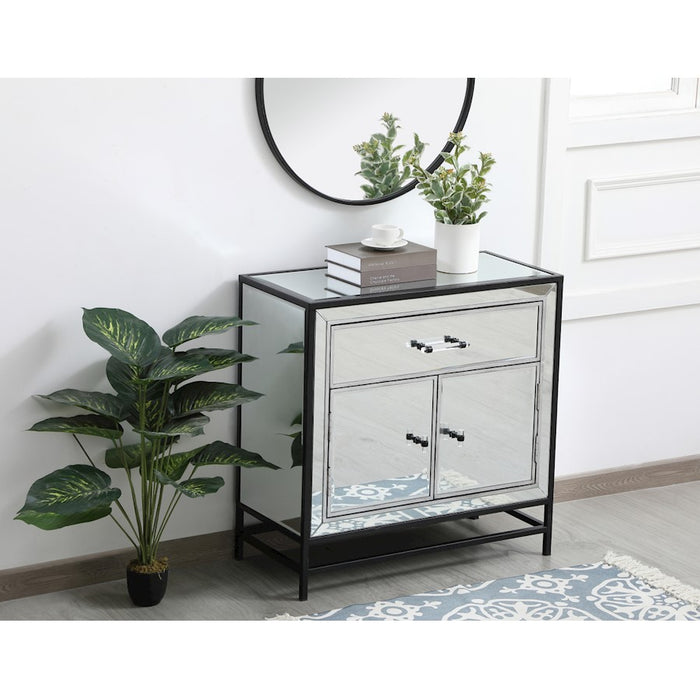 Elegant Decor James 28.5" Cabinets, Black
