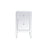 Elegant Decor Reflexion 18" End Tables, White - MF72035WH