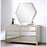 Elegant Decor Reflexion 60" Cabinets, Antique Gold