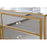 Elegant Decor Reflexion 60" Cabinets, Antique Gold
