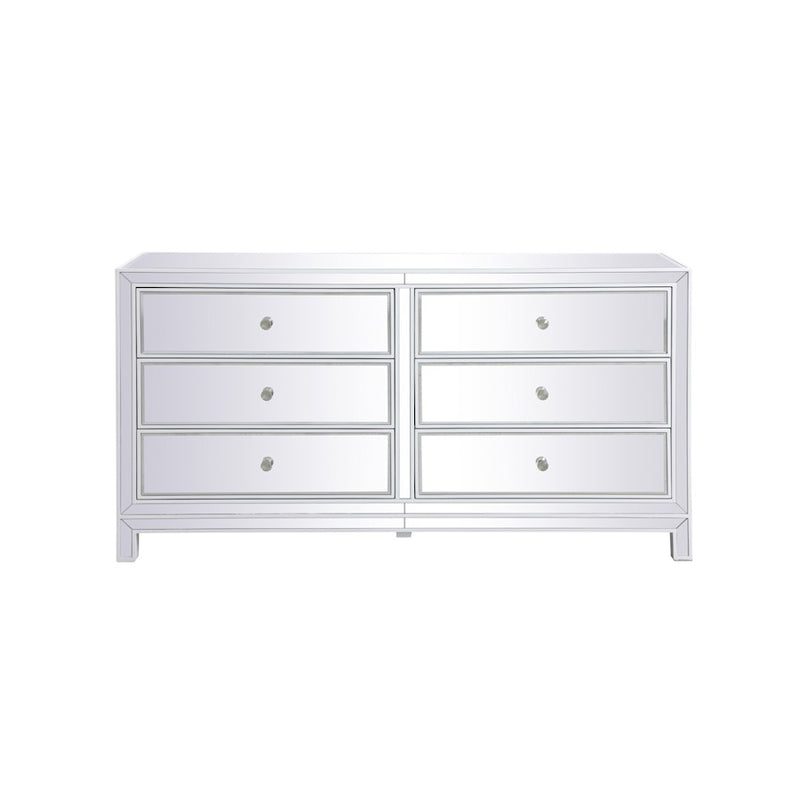 Elegant Decor Reflexion 60" Cabinets, White