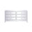 Elegant Decor Reflexion 60" Cabinets, White