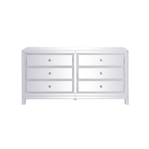 Elegant Decor Reflexion 60" Cabinets, White