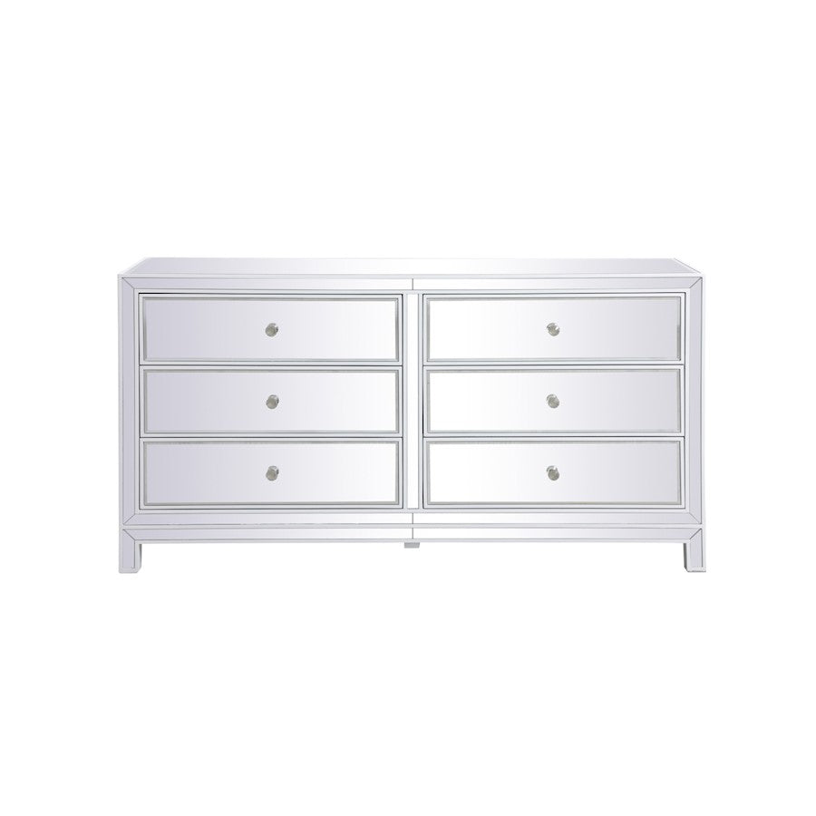 Elegant Decor Reflexion 60" Cabinets, White