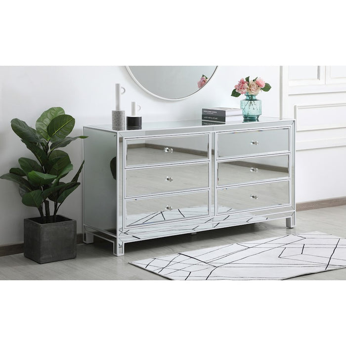 Elegant Decor Reflexion 60" Cabinets, White