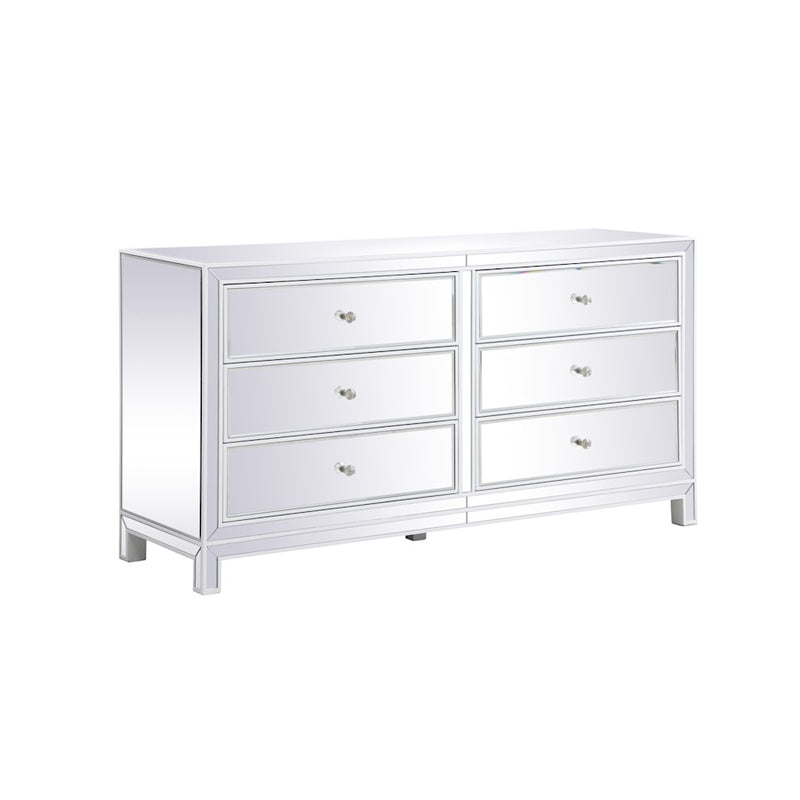 Elegant Decor Reflexion 60" Cabinets, White