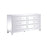 Elegant Decor Reflexion 60" Cabinets, White