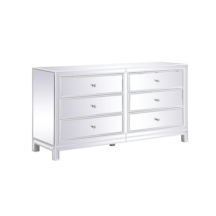 Elegant Decor Reflexion 60" Cabinets, White