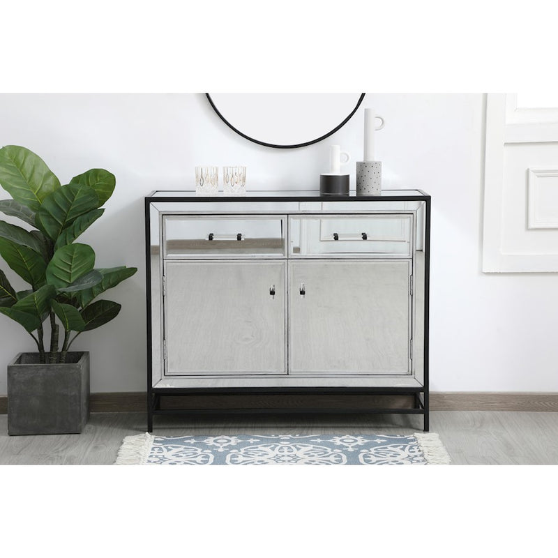 Elegant Decor James 38" Cabinets, Black