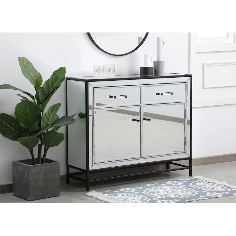 Elegant Decor James 38" Cabinets, Black