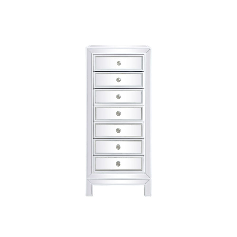 Elegant Decor Reflexion 18" Lingere Chests, White