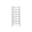 Elegant Decor Reflexion 18" Lingere Chests, White