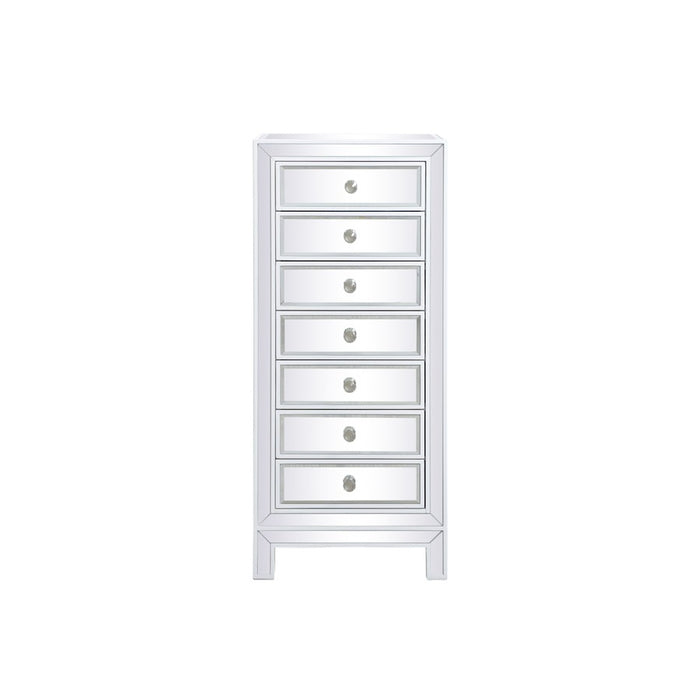 Elegant Decor Reflexion 18" Lingere Chests, White