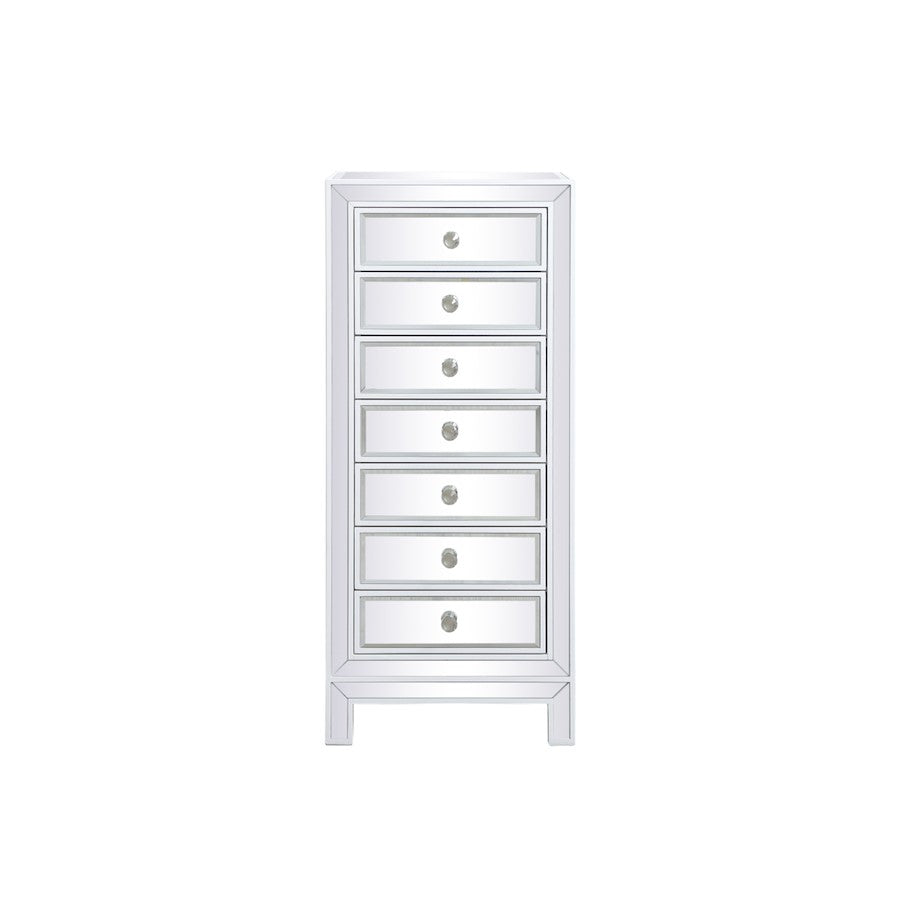 Elegant Decor Reflexion 18" Lingere Chests, White