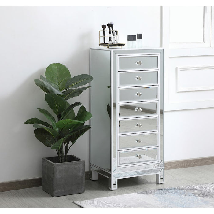 Elegant Decor Reflexion 18" Lingere Chests, White