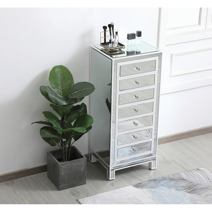 Elegant Decor Reflexion 18" Lingere Chests, White
