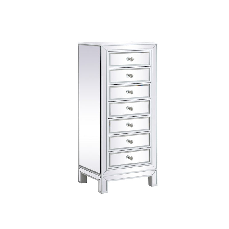 Elegant Decor Reflexion 18" Lingere Chests, White