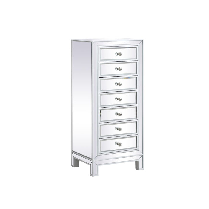 Elegant Decor Reflexion 18" Lingere Chests, White