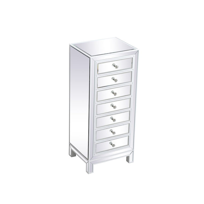 Elegant Decor Reflexion 18" Lingere Chests, White