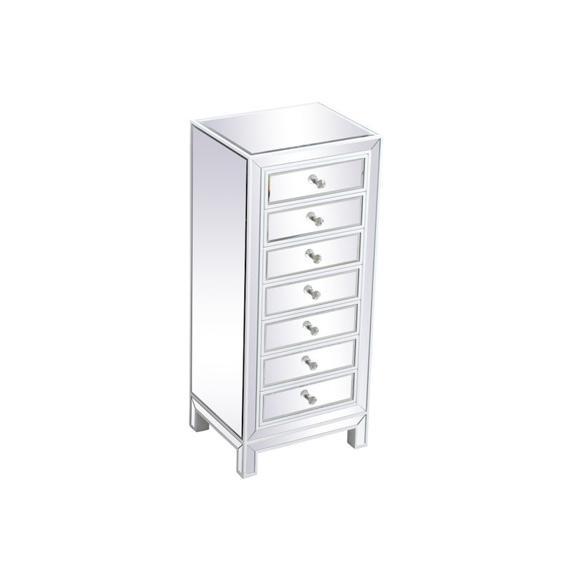 Elegant Decor Reflexion 18" Lingere Chests, White