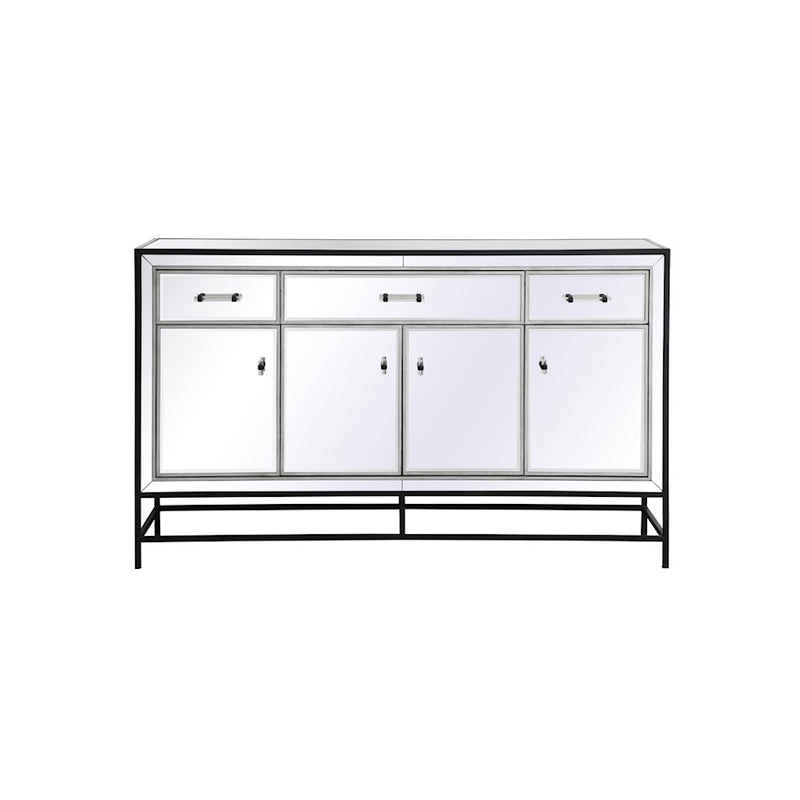 Elegant Decor James 60" Credenza, Black