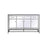 Elegant Decor James 60" Credenza, Black